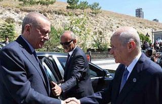 Cumhurbaşkanı Recep Tayyip Erdoğan, MHP Genel Başkanı...