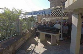 Damadının katlettiği adama gözyaşlı veda