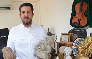 Define avcıları tarihi eser bulamayınca taklit...