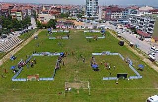 Denizli’de afetzede çocukların yaraları sporla...