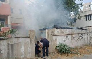 Depoda çıkan yangın söndürüldü