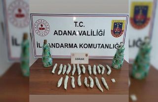 Deterjan kutusundan 20 paket esrar çıktı