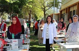 Dezavantajlı kadınlara evde çalışmaları için...