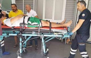 Direksiyon hakimiyetini kaybetti, kaza yaptı