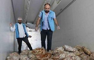 Diyarbakır’da 5 tona yakın faturasız et ve sakatat...