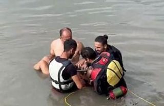 Düzce’de Melen Çayı’nda sürüklenen şahıs...