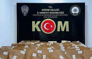 Edirne’de uyuşturucu operasyonu: 72 kilo metamfetamin...