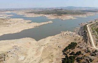 Edirne’nin içme suyunu sağlayan Kayalıköy Barajında...