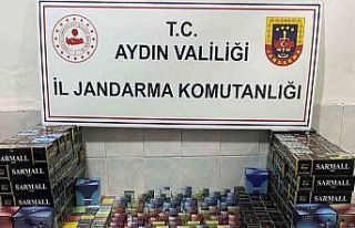 Efeler ve İncirliova’da kaçak sigara operasyonu