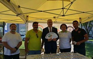 “El Ele Güvenli Geleceğe” standında aileler...