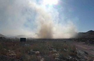 Elazığ OSB’de yakılan katı atıklar vatandaşların...