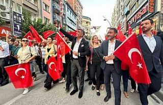 Elazığ’da 30 Ağustos Zafer Bayramı yürüyüşü