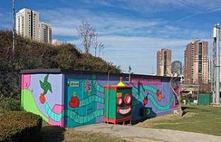 Enerjisa Enerji trafo binasını sokak sanatı ve...