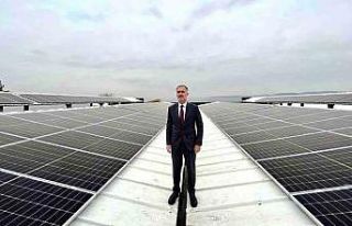 Enerjisini güneşten alan tesis