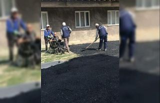 Engeli vatandaşın asfalt sevinci