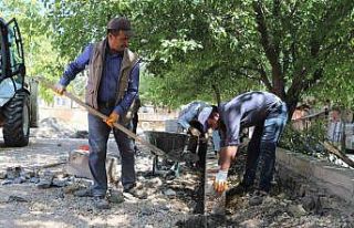 Ergani’de ’Köy Pazarı’ yapımına başlandı