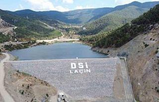 Eskişehir Sarıcakaya Laçin barajı ve sulaması...