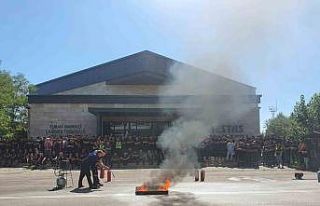 ESTAŞ çalışanlarına yangın eğitimi verildi