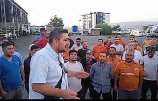Etimesgut Belediyesi temizlik işleri çalışanları...