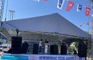 Eyüpsultan’da 3. yüzme havuzunun temeli düzenlenen...