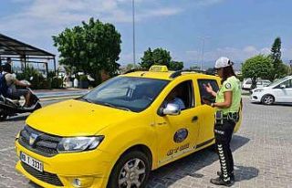 Fethiye’de ticari taksiler denetlendi