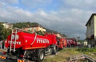 Fırının bacasında başlayan yangın çatıyı...