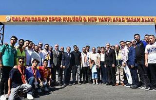 Galatasaray, Kahramanmaraş’ta 100 kalıcı konut...