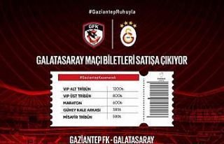 Gaziantep FK - Galatasaray maçı biletleri satışta
