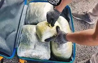 Gaziantep’te 6 kilo 450 gram skunk ele geçirildi