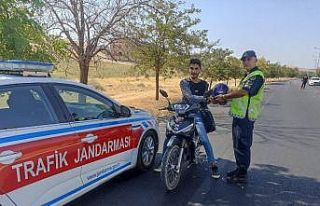 Gaziantep’te motosiklet sürücülerine sıkı takip