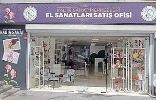 Gaziosmanpaşa’da el sanatları satış ofisleri...