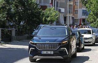 Gemlik rengi Togg Kula’da gelin arabası oldu