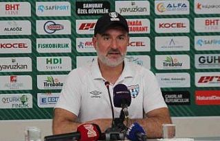 Giresunspor-Bandırmaspor maçının ardından