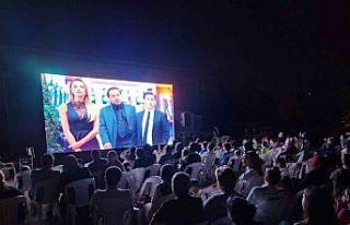Gölcük’te açık hava sinema keyfi