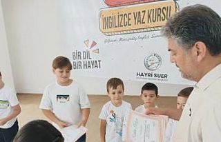 Gölpazarı’nda düzenlenen İngilizce kursu sona...