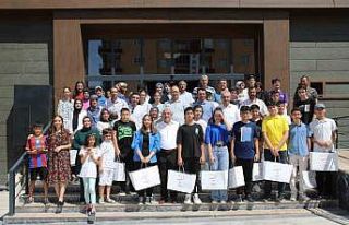 Güder, LGS’de başarılı olan öğrencileri ağırladı