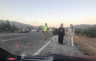 Gümüşhane’deki kazada yaralanan gelin ve annesi...