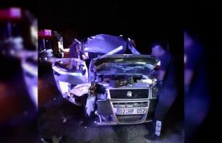 Hafif ticari araç ile tır çarpıştı: 2 yaralı