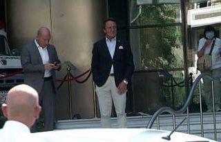 Hastanede tedavi gören Ali Sabancı ve Vuslat Doğan...