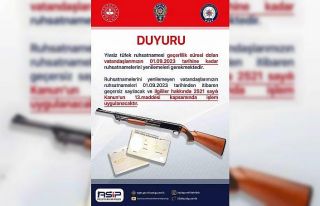 İl Emniyet Müdürlüğü duyurdu: ‘Son tarih 1...