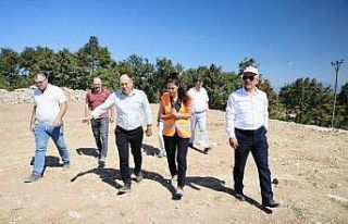 İlimtepe Millet Bahçesi’nde çalışmalar sürüyor