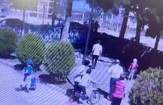 İmama saldığı görüntüleri kamerada