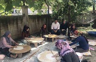 İmece usulü kış hazırlıkları