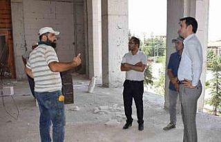 İscehisar Hükümet Konağı inşaatında sona yaklaşıldı