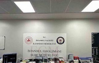 İstanbul Havalimanı’nda 1 milyon lira değerinde...