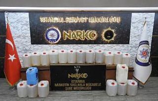 İstanbul’da uyuşturucuya ilişkin yürütülen...