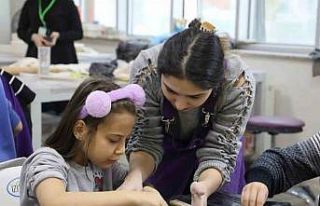 Kadın ve çocuk için açılan atölyelerde başvurular...