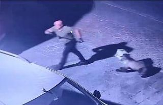 Kafası tenekeye sıkışan ayıyı vatandaşlar kurtardı