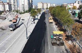 Kahramanmaraş’ta asfalt çalışmaları