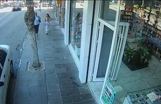 Kaldırıma saçılan paraların gizemi güvenlik...